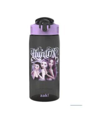 Zak Designs K-Pop Demon Hunters Huntrix 25oz Plastic Bottle Dishwasher Safe Lock